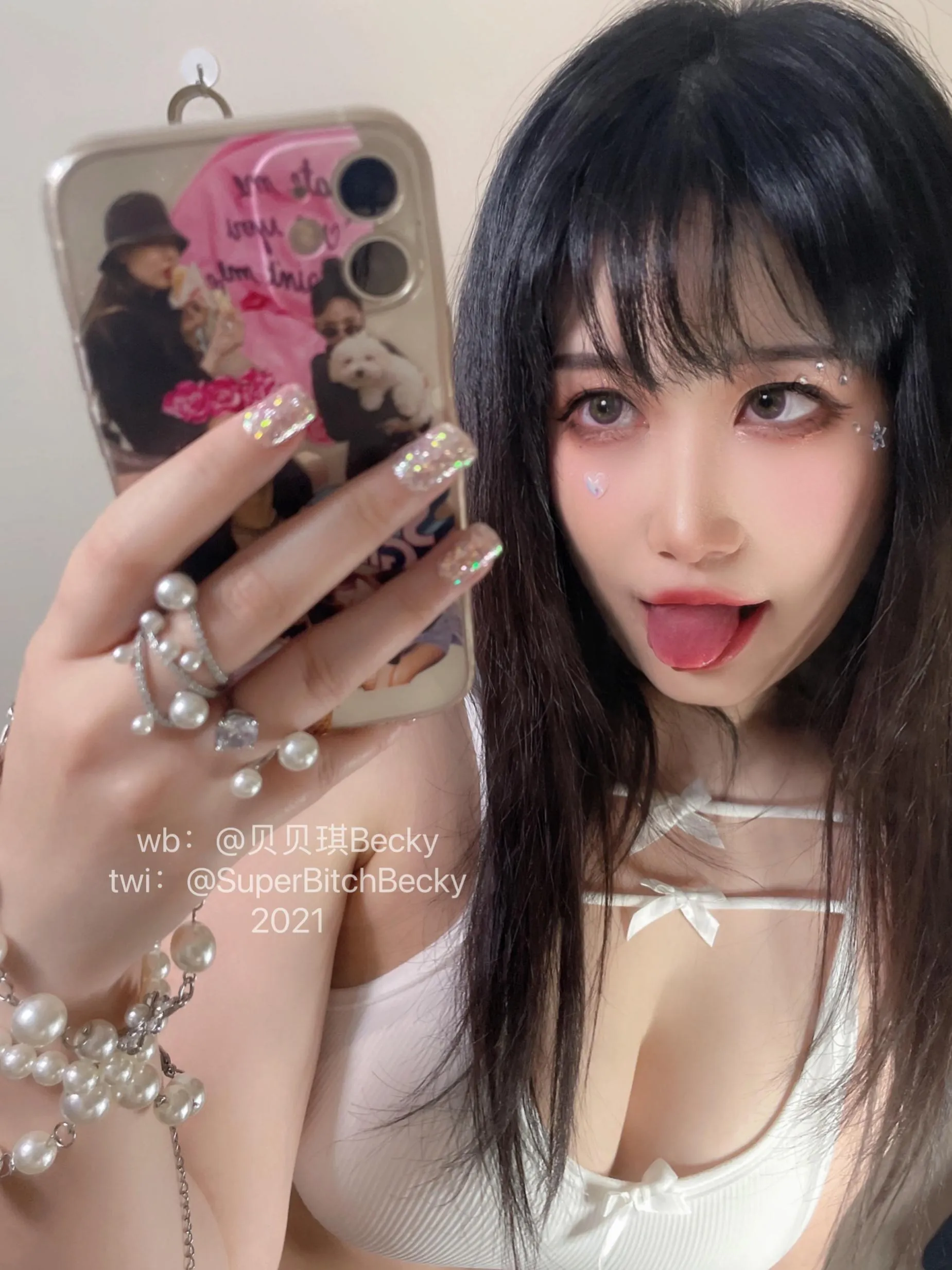 贝贝琪Becky – NO.019 对镜黑发辣妹 [105P]插图7
